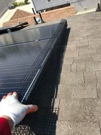 pigeon guard for solar panels