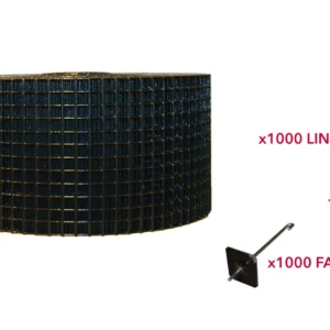 1,000 linear feet of 6 inch squirrel guard wire with 1,000 fasteners